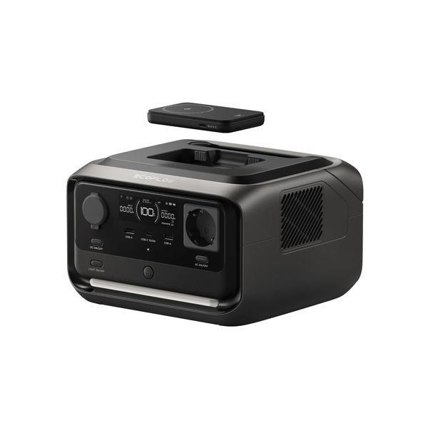 Зарядная станция EcoFlow RIVER 3 Plus Wireless EFRIVER3PLUS-W-EU-CBOX фото