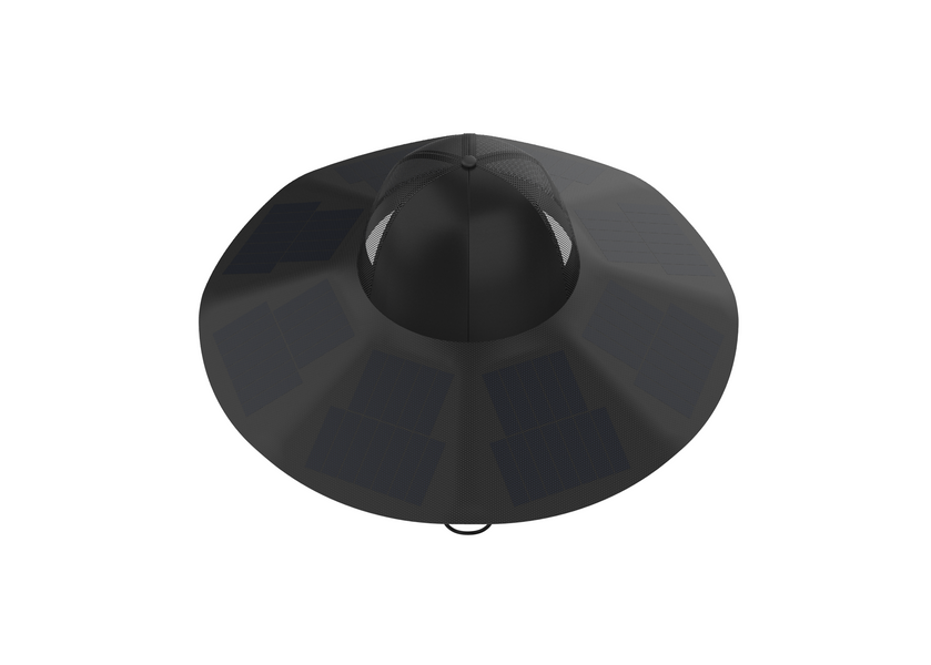 Солнечная шляпа EcoFlow Solar Hat 12W - Черная EFPowerHat-L-XL фото