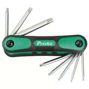 Набор складных звездообразных отверток Pro'sKit HW-121L 7429 фото