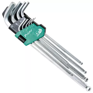 Набор шестигранных ключей с шариком Pro'sKit HW-229BL 7431 фото