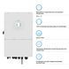 Трифазний високовольтний гібридний інвертор Deye SUN-25K-SG01HP3-EU 25KW, 2 MPPT PEINVH2501DE31 фото 4