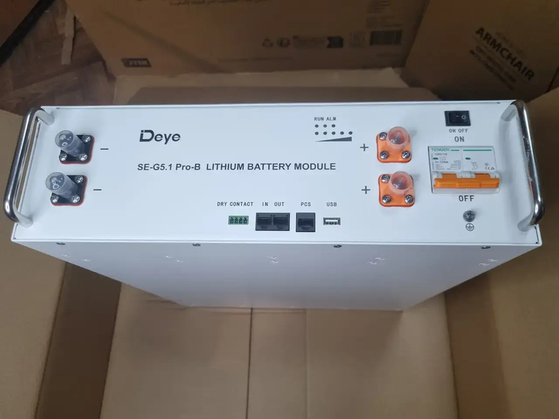 Комплект безперебійного живлення Гібридний інвертор Deye SUN-5K-SG05LP1-EU 5kW + Deye SE-G5.1Pro-B SUN5KSG03LP1EU5kSEG51 фото