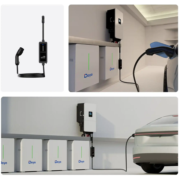 Зарядное устройство для электромобилей DEYE SUN-EVSE22K01-EU Type2, 22кВт, 32A, 3-Ph, Wi-Fi/LoRa/BLE SUN-EVSE22K01-EU фото