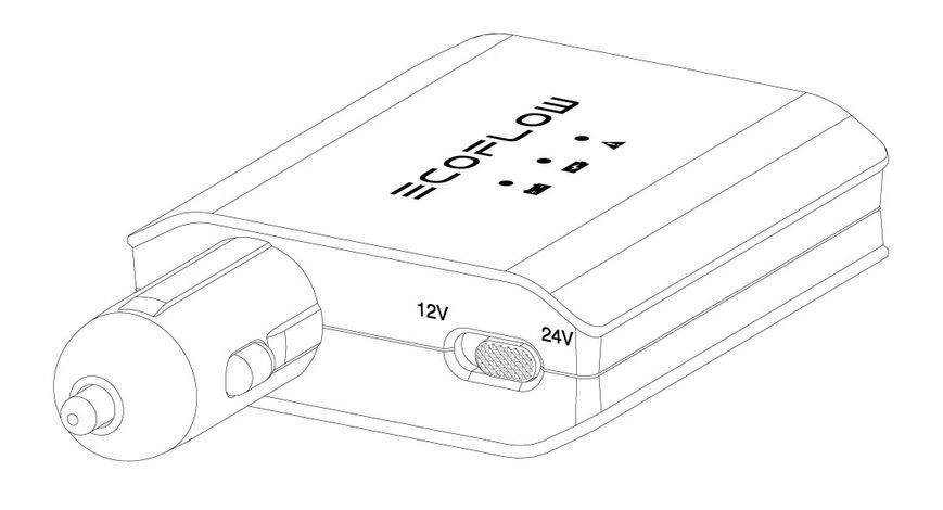 Адаптер EcoFlow Car Battery Charging EF-CARAdapter фото