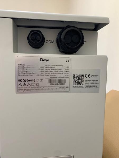 Акумуляторна батарея SE-F12Max  Deye (LiFePO4 51,2V 230Ah 11.8 kWh) SE-F12MaxDeye фото