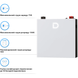 Акумуляторний модуль Dyness DL5.0C Pro 51.2v 100ah 5.12kwh LiFePo4 PEAKBLV5.051.2DY09 фото 4