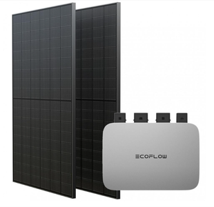 Комплект EcoFlow PowerStream - мікроінвертор 800W+ Power Kit Battery 2kWh EFPowerStreamMI-EU-800W/ZPTSP300-2-AKIT-4 фото