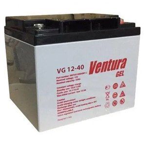 Гелевий акумулятор Ventura VG 12-40 Ah 12V VG 12-40 GEL фото