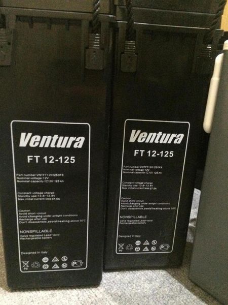 AGM Аккумулятор Ventura FT 12-125 Ah 12V FT 12-125 фото
