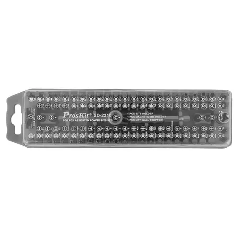 Набор бит Pro'sKit SD-2310  с держателем 7489 фото