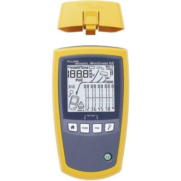 Тестер кабеля Fluke Networks MicroScanner&trade; (MS-POE-KIT) (5018513) 5018513 фото